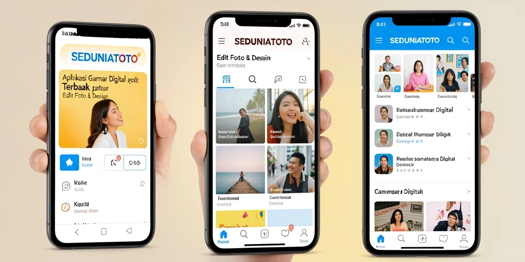 Screenshot antarmuka SEDUNIATOTO untuk edit foto dan desain.