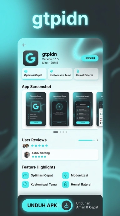 Tampilan halaman APK gtpidn